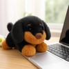 Mushymallow Adorable Plush Dachshund Dog Stuffed Animal Soft Stress Relief
