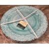 Cynthia Rowley Melamine Dinner Plates Blue Medallion Swirl Cynthia Rowley