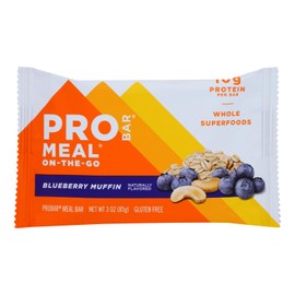 UD_Probar 12-Pack 3 Oz Case of Oatmeal Meal Bars Sweet Muffin Flavor Soft Texture Grain Snacks in Bag Packaging