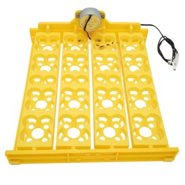 Egg Turning Tray Multifunction Automatic Egg Turner Incubator Tray for 16 Duck Eggs 16 Eggs 72 Quail Eggs Incubation AC220V