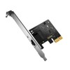 Mercusys MA210E Gigabit PCIe Netzwerkkarte für PC, Wake-on-LAN, Energieeffizientes Ethernet,