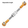 MECCANIXITY 4 Pcs Steering Servo Turnbuckle Rod RC Aluminum Alloy