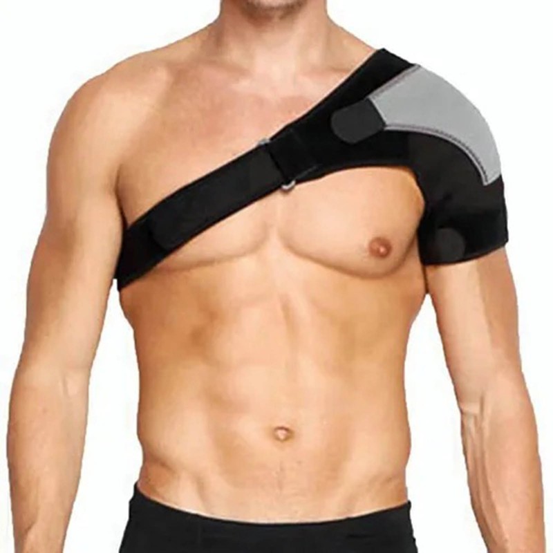 Shoulder Brace Lightweight Adjustable Single Shoulder Support Brace for Muscle