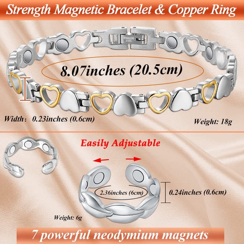 Cigmag Magnetic Bracelet for Women Titanium Steel Bracelets Ultra Strength