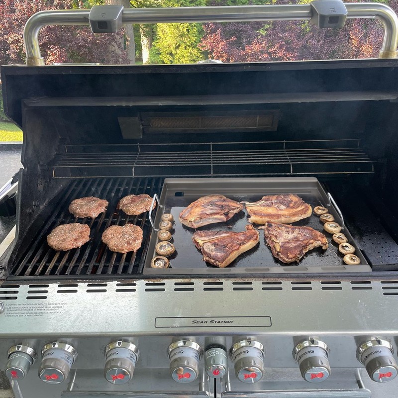 Full-Size Griddle Inserts for Weber Summit 400 Gas Grills, Flat