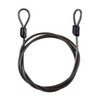 Steel Vinyl Coated Safety Cable Lock with Double Loop -