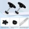 Walker Replacement Parts, Rollator Parts Kit, M6 Screws & Knobs,