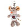 Schaffer 2526 Mouse with T-Shirt Kiss Pendant, Unisex Child, Grey,