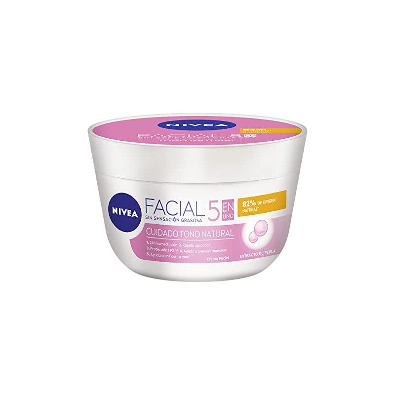 NIVEA SUN Protector Solar Facial Control De Brillo (50 ml),