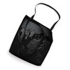 3D World Map Tote Bag
