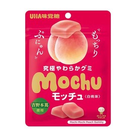 UHA Mocchu, White Peach Flavor, 1.6 oz (45 g) x 10 Packs