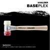 Halder 3968025 25 mm CA/Nylon EH 3968"Baseplex" Soft-Face Mallet -