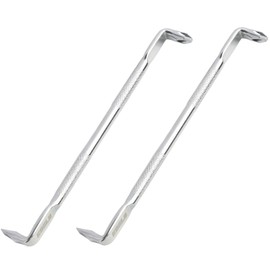 2PCS Offset Screwdriver Set，S2 Steel Z-Type Double Head Offset Magnetic Screwdriver for Tight Space Operation - 130mm，Magnetic Right Angle Screwdriver，with Phillips Slotted 15mm Flat Elbow