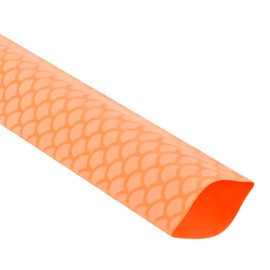 DMiotech Heat Shrink Sleeve Wrap Tubing x Tube Tubing for Fishing Rod Grips and Other Grips, Non Slip - Insulation - Waterproof 40'' Lengths, Dia 45mm Yellow Scales