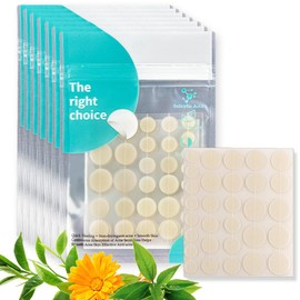 Dr.Pedi Pimple Patches Hydrocolloid Acne Patch Invisible Spot Cover Zits Absorbing Patch for Face Skin Care Makeup 4 Sizes (180 Count)