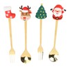 Christmas Spoons Forks Stainless Steel Cute Stylish Christmas Tableware Set