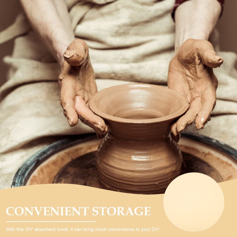Pottery Cloth Round Clay Throwing Cloth Pottery Casting Pad Pottery