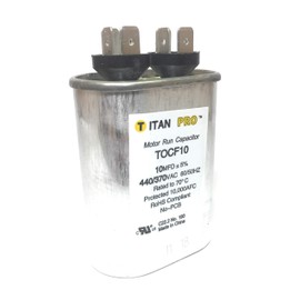 Packard TOCF10 10 MFD 440/370V Oval Capacitor