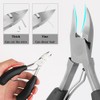 DAZISEN Precision Toenail Clippers - Professional Nail Clippers for Thick