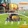 Metal Sprayer Boom Wand with 3 Flow Rate Nozzles -Wide-Coverage