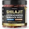Organic Shilajit Gummies, Sea Moss, Ashwagandha, 105+ Trace Minerals –