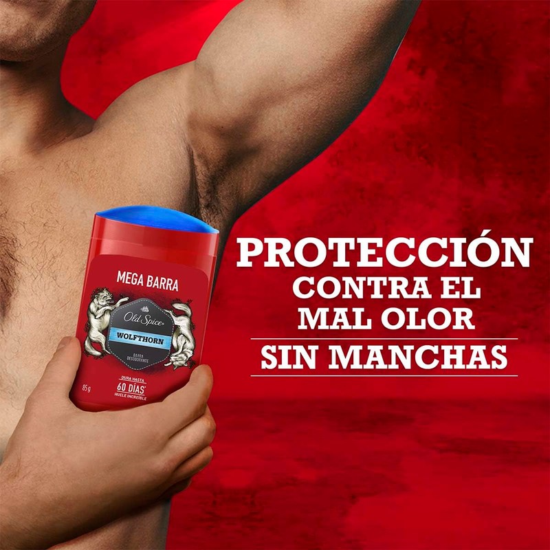 Old Spice Wolfthorn Mega Barra Desodorante 85 g