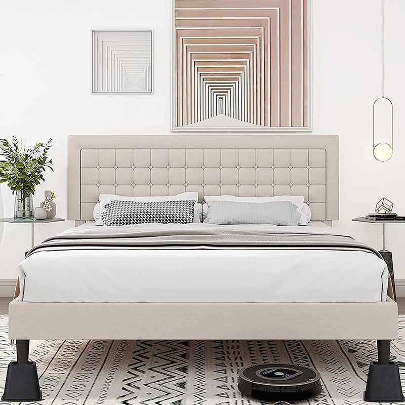 4pcs Bed Risers,Lift Height Furniture Risers,Chair Raisers,Sofa Risers for The