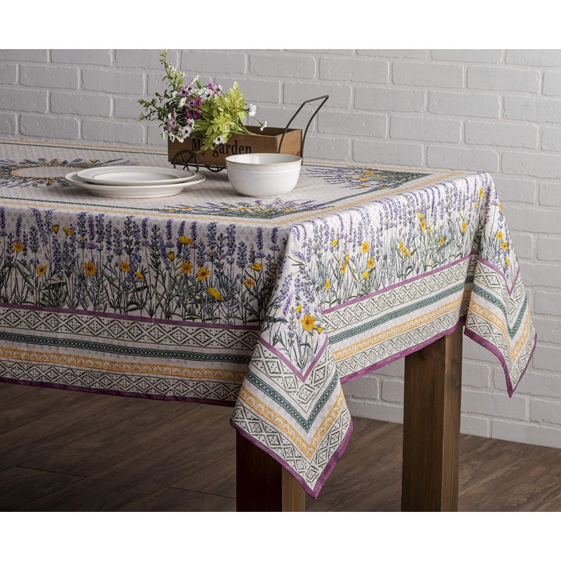 Maison d' Hermine Table Cloth 100% Cotton 140cm x 180cm