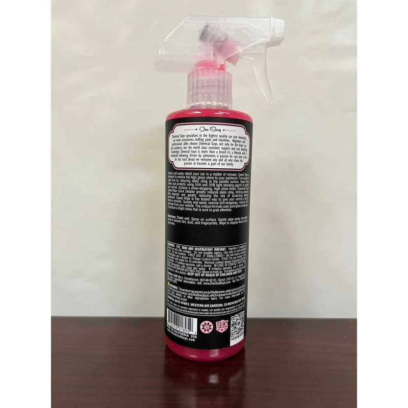 Chemical Guys Speed Wipe Quick Detailer and High Shine Spray