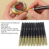 10pcs Metallic Marker Water Based Ink Round Tip Strong Covering