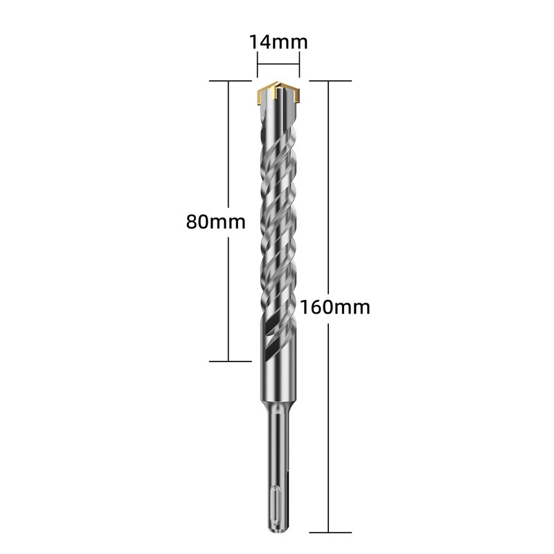 HUHAO 9/16 Inch x 6-9/32 Inch SDS Plus Masonry Drill