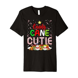 Candy Cane Cutie Christmas Pajama Costume Adults and Kids Premium T-Shirt