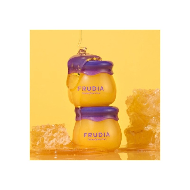 Frudia Blueberry High-Moisture Exfoliating Honey Lip Balm / 후르디아 블루베리
