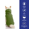 Gooby Fleece Vest Hoodie Dog Sweater - Warm Pullover Dog