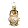 Inge-glas Christmas Tree Hanger, Owl Child in the Forest, Original