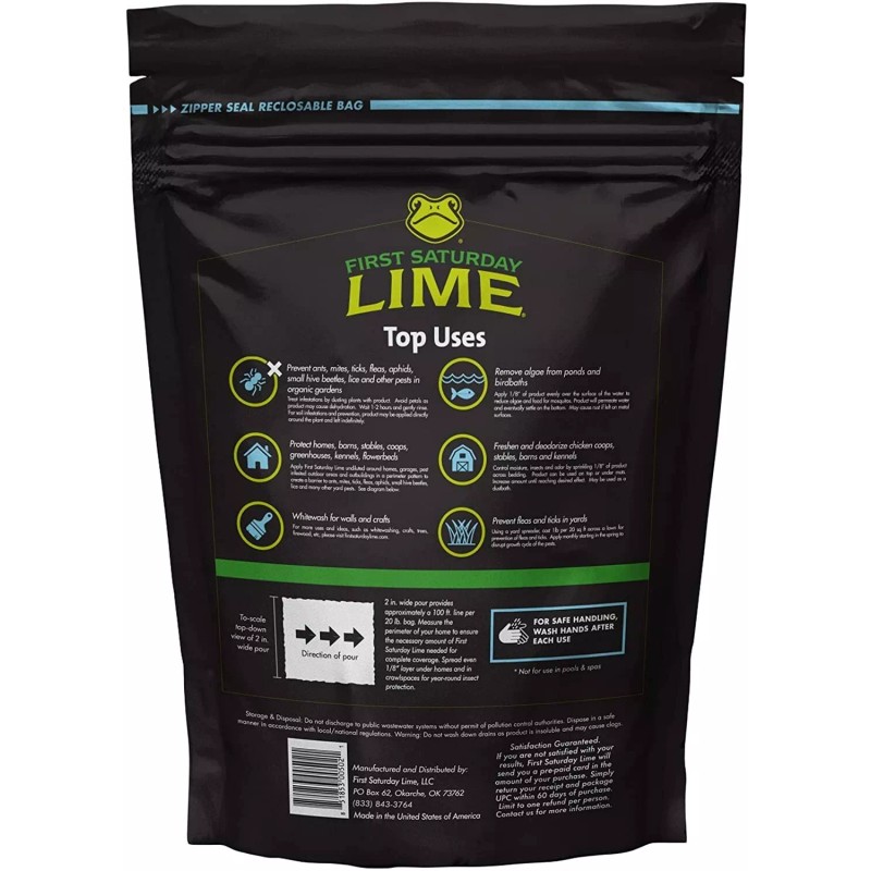 First Saturday Lime 20lb Bag