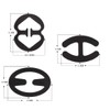 3-Piece Bra Clips for Bra Straps Back Straps Clips Magic