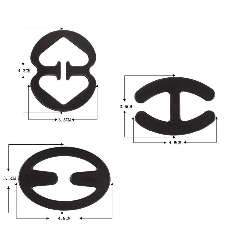 3-Piece Bra Clips for Bra Straps Back Straps Clips Magic