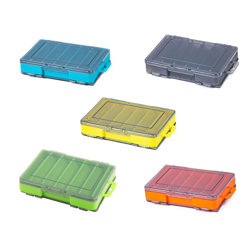 AIMALL 14-Compartment Fishing Tackle Box, Dual-Sided, Lightweight Lure and Hook