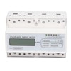 7 Digit LCD Electric Energy Meter 35mm DIN Rail Mounting