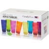 CreativeWare Circus Set de 8, 24 oz, juego de vasos,