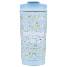 Skater STBF5-A Thermo Tumbler, 15.2 fl oz (450 ml), Heat Retention, Cold Retention, Vacuum Insulated, Lid Included, Flap Lock, Sanrio Cinnamoroll, Plush Hug