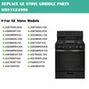 Hiorucet WB31X24998 Cast Iron Griddle Replacement for GE Gas Stove