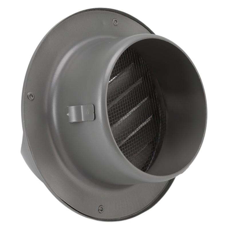 Stainless Steel Round Air Vent Louvered Cover Waterproof Windproof External