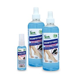 Desinfectante de Pies y Calzado adiós al talco Pack 2 piezas de 500 ml y 1 pieza de 60ml                                                              