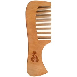 'Fancy Badger Wearing Top Hat' Wooden Comb (HA00052495)