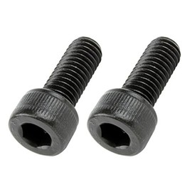 POSH M8X20 900820-K2 Cap Bolts, Stainless Steel, Black, 2 Pieces