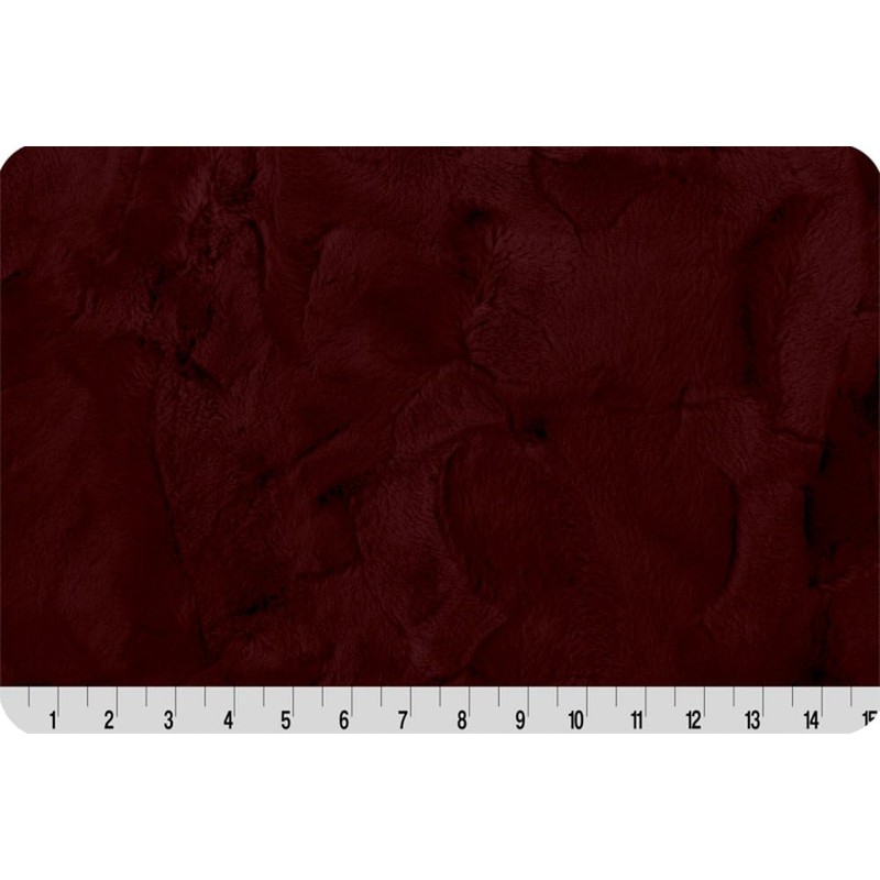 Minky Luxe Mirage 80 Black Cherry Cuddle Cuts 1 2.5-Yard