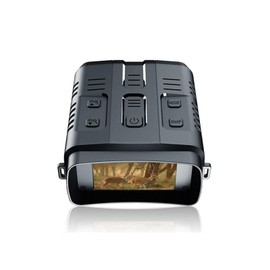 SPOFLYINN 4k Device Binoculars Visual Camera Video Infrared Night Goggles for Camping Surveillance N009 Black