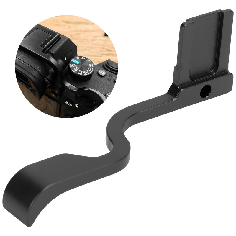 Aluminum Alloy Finger Hot Shoe Thumb Grip Handle Holder for